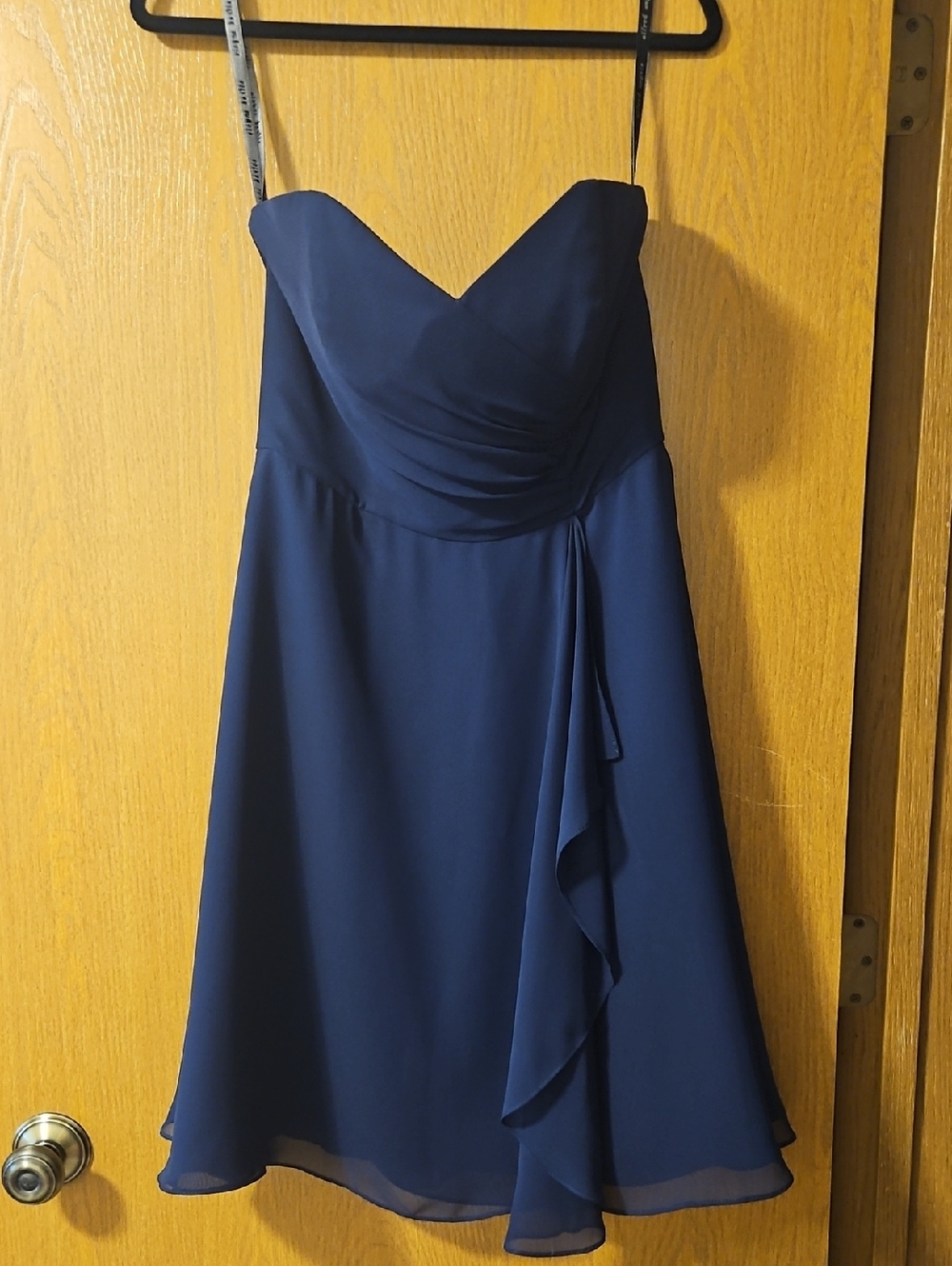 Alfred Angelo Navy Strapless Sweetheart A-Line Dress